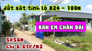 Bán lô đất 5x56m ở đức hòa  long an, chân dài xây trọ , gần ngay chợ | Hằng Bán Đất