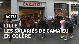 Des salariés de Camaïeu, en redressement judiciaire, manifestent à Lille | AFP Images