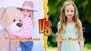 Like Nastya VS Everleigh Rose Soutas Transformation 👑 New Stars From Baby To 2023