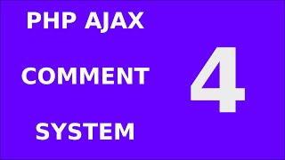 4. Php Jquery Ajax Responsive Comment Form System Tutorial