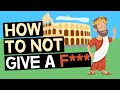 How To Not Give A F*** | Stoic Exercises For Inner Peace