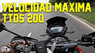 AKT TT DS 200 Modelo 2023 🔥 | Top Speed Velocidad MÁXIMA