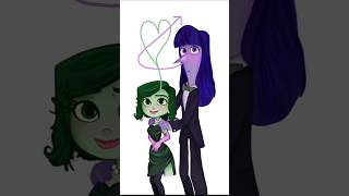 Inside Out Love Triangle 💜💚🧡 Ennui, Disgust, Anxiety