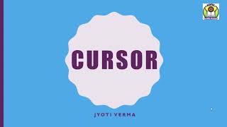 PL/SQL Cursor Lecture 1