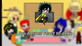 pro heroes react to deku vigilante/pro heroes reaccionan a deku vigilante