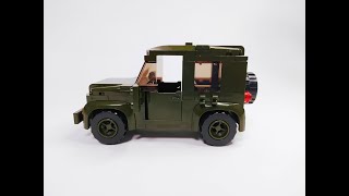 옥스포드블록 밀리터리(MILITARY) 지프(JEEP) 조립 영상 [Oxford Military Jeep Block]