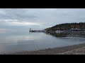 on the beach in tadoussac québec canada