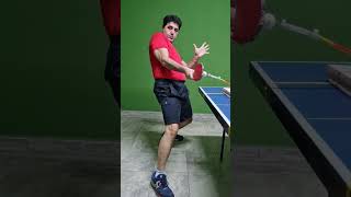 Return the ball that thrown your belly with Forehand TopSpin #meyzileyoutubeshorts