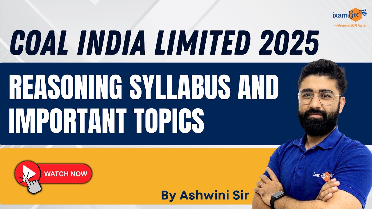 Coal India Limited 2025 Cil Reasoning Important Topics By Ashwini