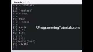 Introduction to R Programming: Data Types (R Tutorial 3)