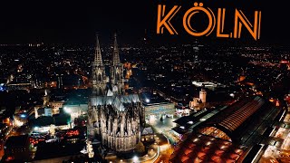 Cologne/Köln , Germany 🇩🇪 |Nightlife| DJI Mavic 2 Pro 4K Video