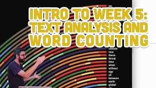 5.1: Intro to Week 5: Text Analysis and Word Counting - Programming with Text