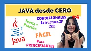 SIMPLE IF CONDITIONAL 💻 | ☕ JAVA for BEGINNERS 🤓 | COMPLETE COURSE 2022 🚀 | #4