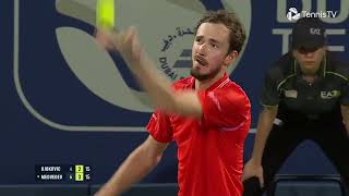 Highlights: Medvedev vs. Djokovic - SF - 2023 Dubai Duty Free Tennis Championships