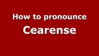 How to pronounce Cearense (Brazilian Portuguese/São Paulo, Brazil) - PronounceNames.com