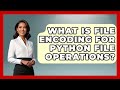 What Is File Encoding For Python File Operations? - Python Code School