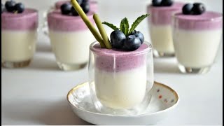 Blueberry Yogurt Mousse 蓝莓酸奶慕斯