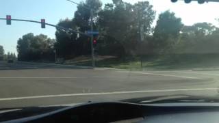 Cyclists running red lights almost causing accident.
