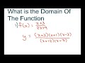 How To Find The Domain Of Each Function. 2 Examples