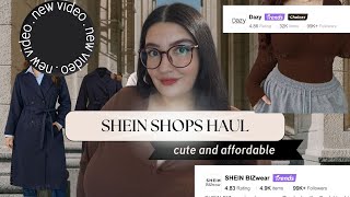 SHEIN SHOPS HAUL - SHEIN DAZY AND SHEIN BIZWEAR