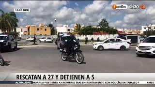 Rescatan a 27 empleados de un call center que fueron secuestrados