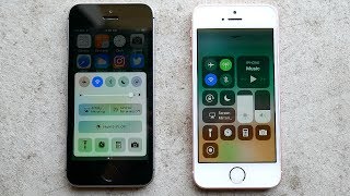 iPhone SE iOS 10.3.3 vs iPhone SE iOS 11 Public Beta 2!