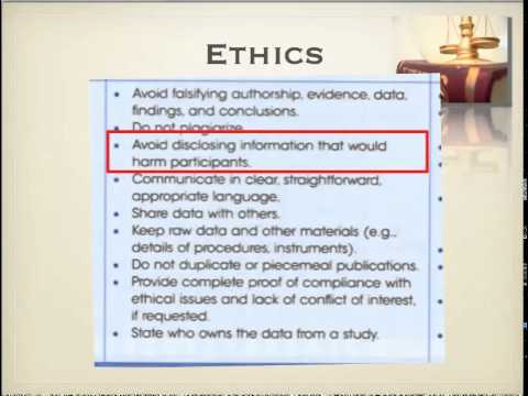 Ethical Considerations - YouTube