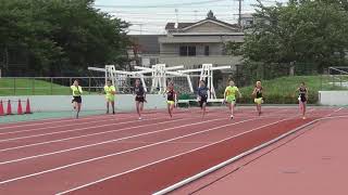 6年女子100m決勝再レース2 合同競技会（20200711）