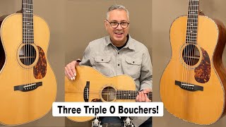 Three Boucher Triple O Guitars Back To Back!