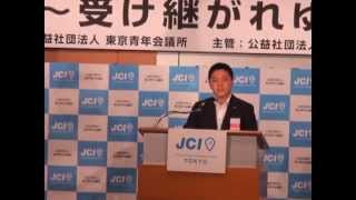 2014年度5月例会　菅原理事長挨拶