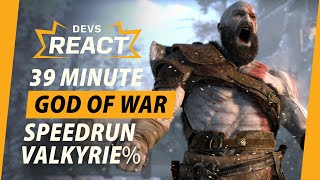 God of War (2018) Developers React to Incredible Valkyrie% Speedrun