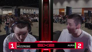 LG | Wizzrobe (Captain Falcon) vs Aura (Peach) - Winners Quarters - MELEE SINGLES | GX2