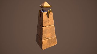 Stylized Sandstone Pillar - Game Ready Model / Timelapse Tutorial