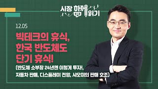 [시장함께읽기] 12월 5일, 빅테크의 휴식, 한국 반도체도 단기 휴식!(반도체 소부장 24년엔 이렇게 투자!, 자동차 판매, 디스플레이 전망, 샤오미의 판매 호조)