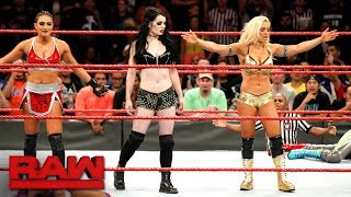 Paige returns to WWE alongside Raw newcomers Mandy Rose and Sonya Deville: Raw, Nov. 20, 2017