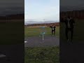 frisbeegolf trick shot