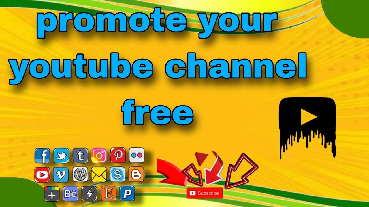 Promote Your Youtube Channel Free Youtube Promote Your Youtube Channel Free Youtube