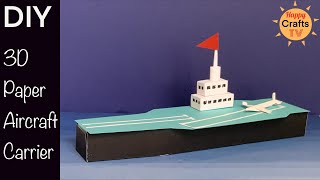 How to make paper aircraft carrier | DIY Paper Crafts