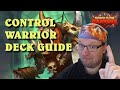 Control Warrior deck guide and gameplay (Hearthstone Forged in the Barrens)