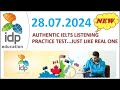 REAL BRITISH COUNCIL IELTS LISTENING PRACTICE TEST 2024 | 28.07.2024