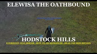 How to EverQuest Necromancer - The Outer Brood - Hodstock Hills - Elewisa the Oathbound