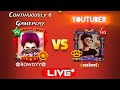 ⭐ Rowdyy Vs Youtuber Nazim ⭐ Continuously 6 Gameplay ⭐  Carrom pool Rowdyy