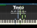 Alan Walker ft. Gavin James - Tired (Piano Cover) by LittleTranscriber