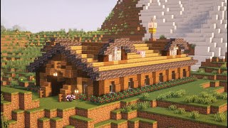 Minecraft: How To Build A Medieval Villager Town Hall 1.21.4