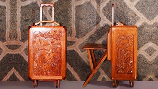 How to Make A Wooden Suitcase Totally without A Single Nails? | Handmade| Mortise and Tenon Joint|