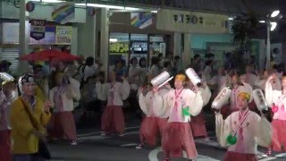 2015年[4K]上町よさこい鳴子連｢受賞ならず（発表）･本祭２日目･枡形」