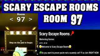 ROOM 97 SCARY ESCAPE ROOMS Roblox Walkthrough [Full Guide English] 🗝️