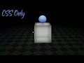 CSS 3D cube animation with ball || HTML and CSS only #coding #css #web #website