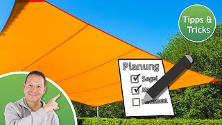 Wie plant man ein Sonnensegel? - 7 wichtige Tipps \u0026 Tricks | FAQ ☀️ Pina