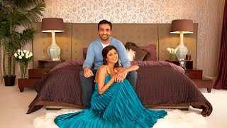 Shilpa Shetty at Home With Husband Raj